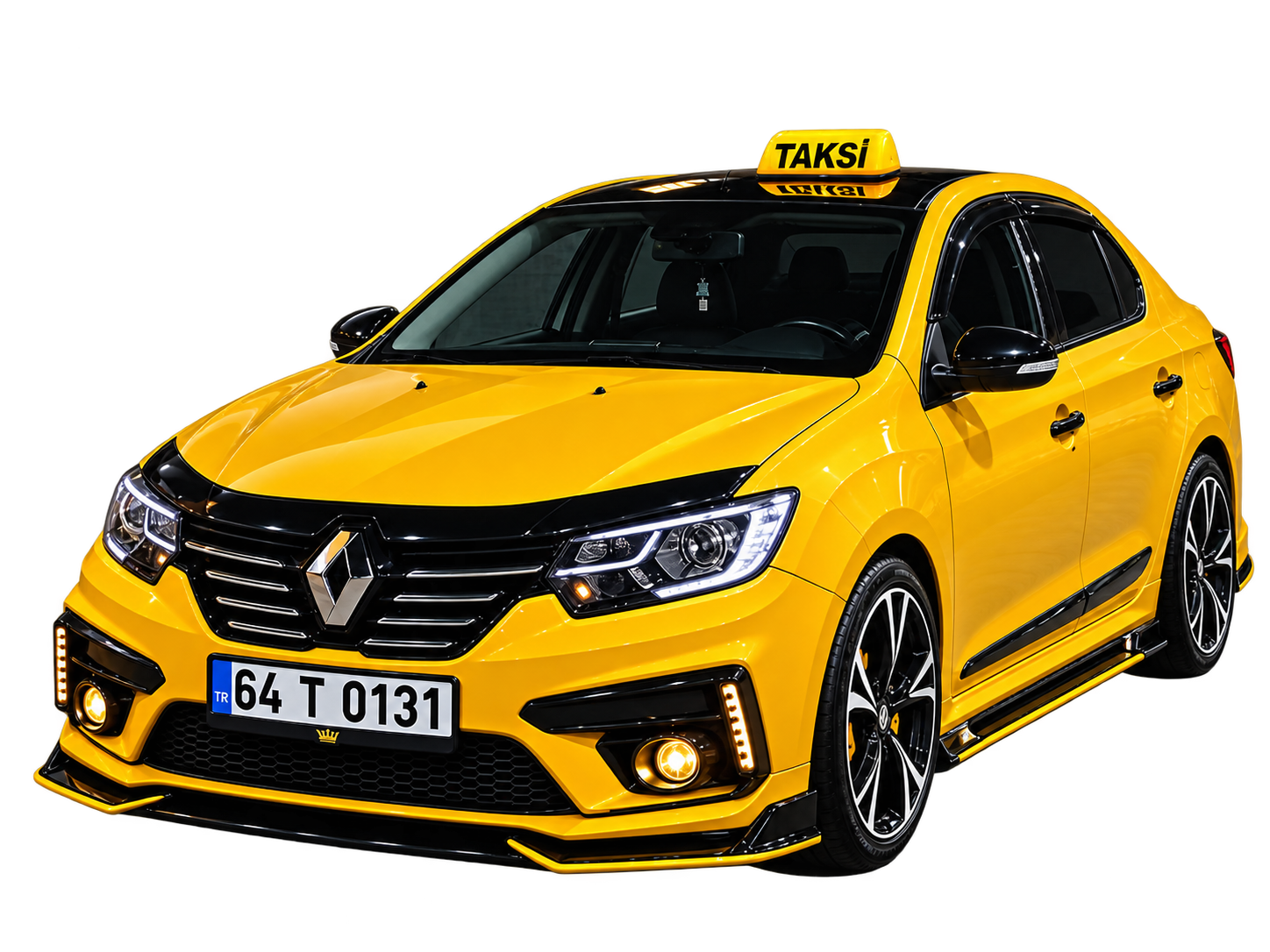 DMR TAKSİ sarı Renault taksi